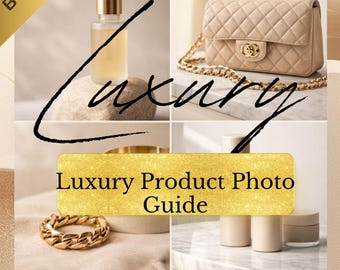 Gids met luxe productfoto's voor Etsy-verkopers (directe download)