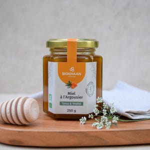 Sea Buckthorn Honey - Harvested by hand in the forest - Biokhaan