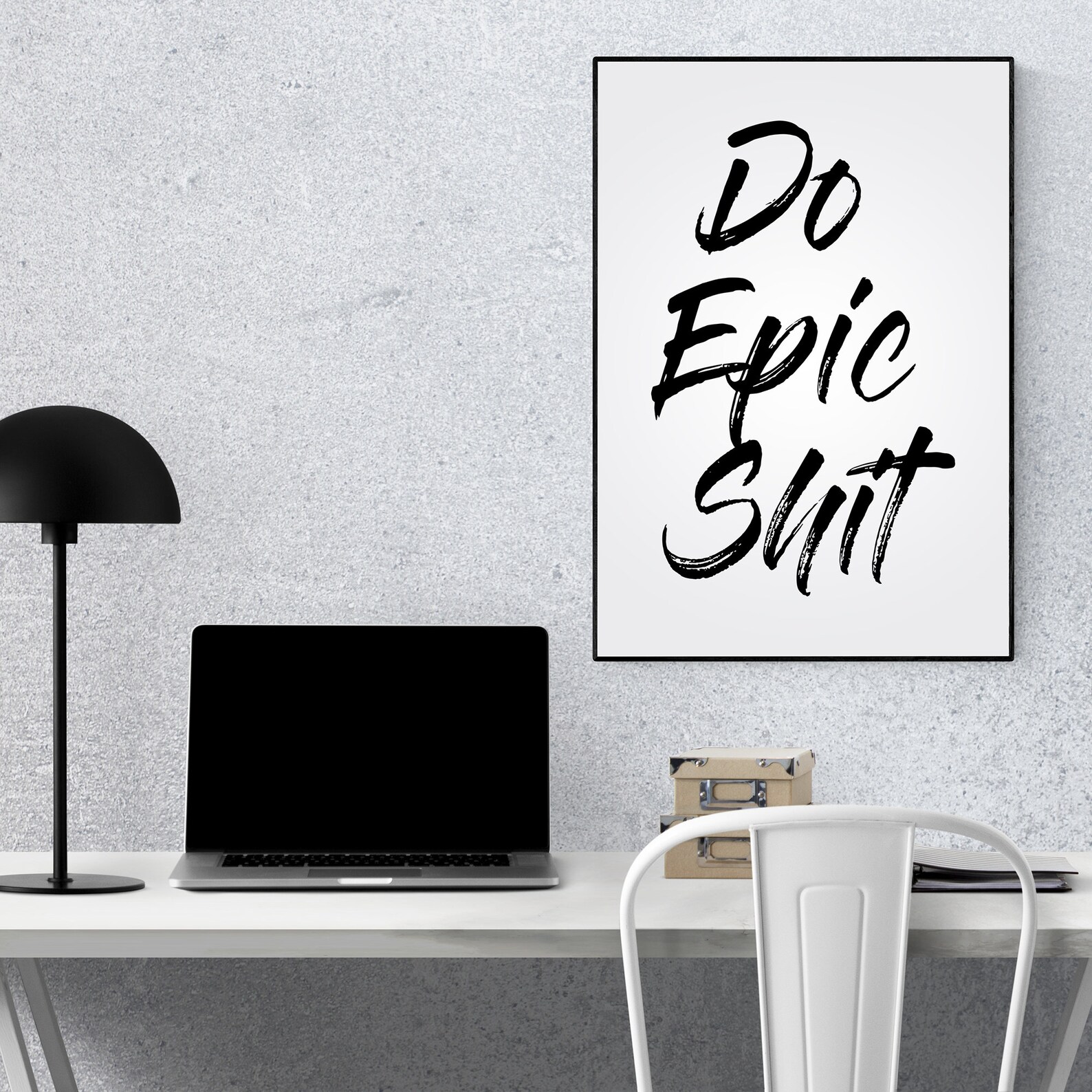 Do Epic Shit Printable Wall Art Affiche Inspirational Quote - Etsy France