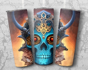 Worlds of Skulls Png, Download di Skull Tumbler, Wrap per Tumbler, Wrap per Teschio, Skull Png, Skull 20 oz Png, Tumbler di Halloween Png, Wrap da 20 oz