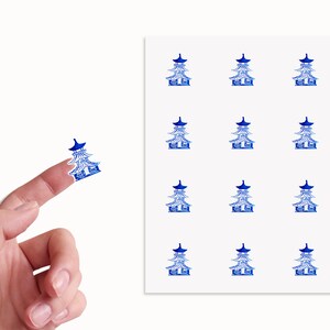 Stickervellen | Chinoiserie | Leuke stickers | Dagboekstickers | Boju-stickers | Stickerset planner | Accessoires voor bulletjournals |