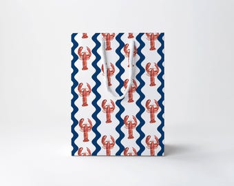 Wavy Lobster Gift Bag
