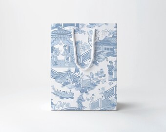 Blue And White Jardin Gift Bag