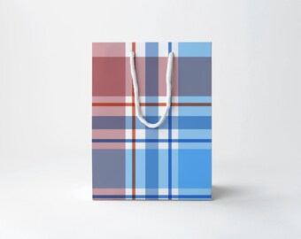 Dad Plaid Gift Bag