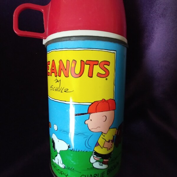 Vintage Peanuts, Charlie Brown Thermos