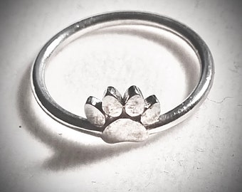 Sterling Silver- Paw Ring