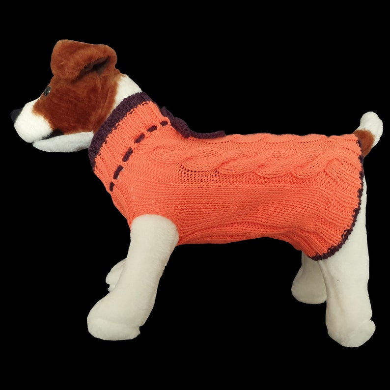 Hand Made Sweaters/pet clothing/Dog Sweater/Dog Cloths/puppy Clothes/Prt Apparel image 10
