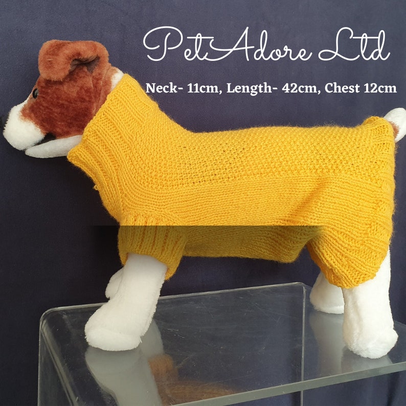Hand Made Sweaters/pet clothing/Dog Sweater/Dog Cloths/puppy Clothes/Prt Apparel image 2