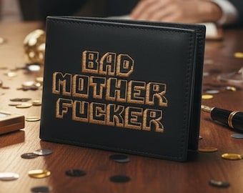BMF Wallet Genuine LeatherBlack Version Carry your Attitude!