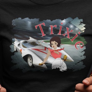 Trixie T-Shirt und den Mack 5 Versn 2 Speed Racer Gildan Schwarz oder Weiss