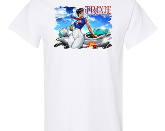 Sexy Trixie T-Shirt Speed Racer Gildan Black or White