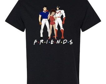 Speed Racer Friends T-Shirt, Racer X, Trixie, Gildan Cotton Tee