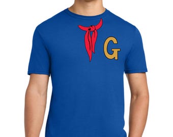 Speed Red Hankerchief & Gold G T-Shirt
