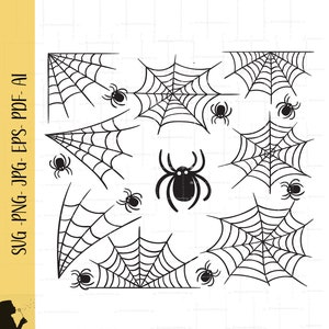 Spider Web Svg Halloween Decoration Web Clipart Cobweb Svg Clipart Spider Web Svg for Cricut