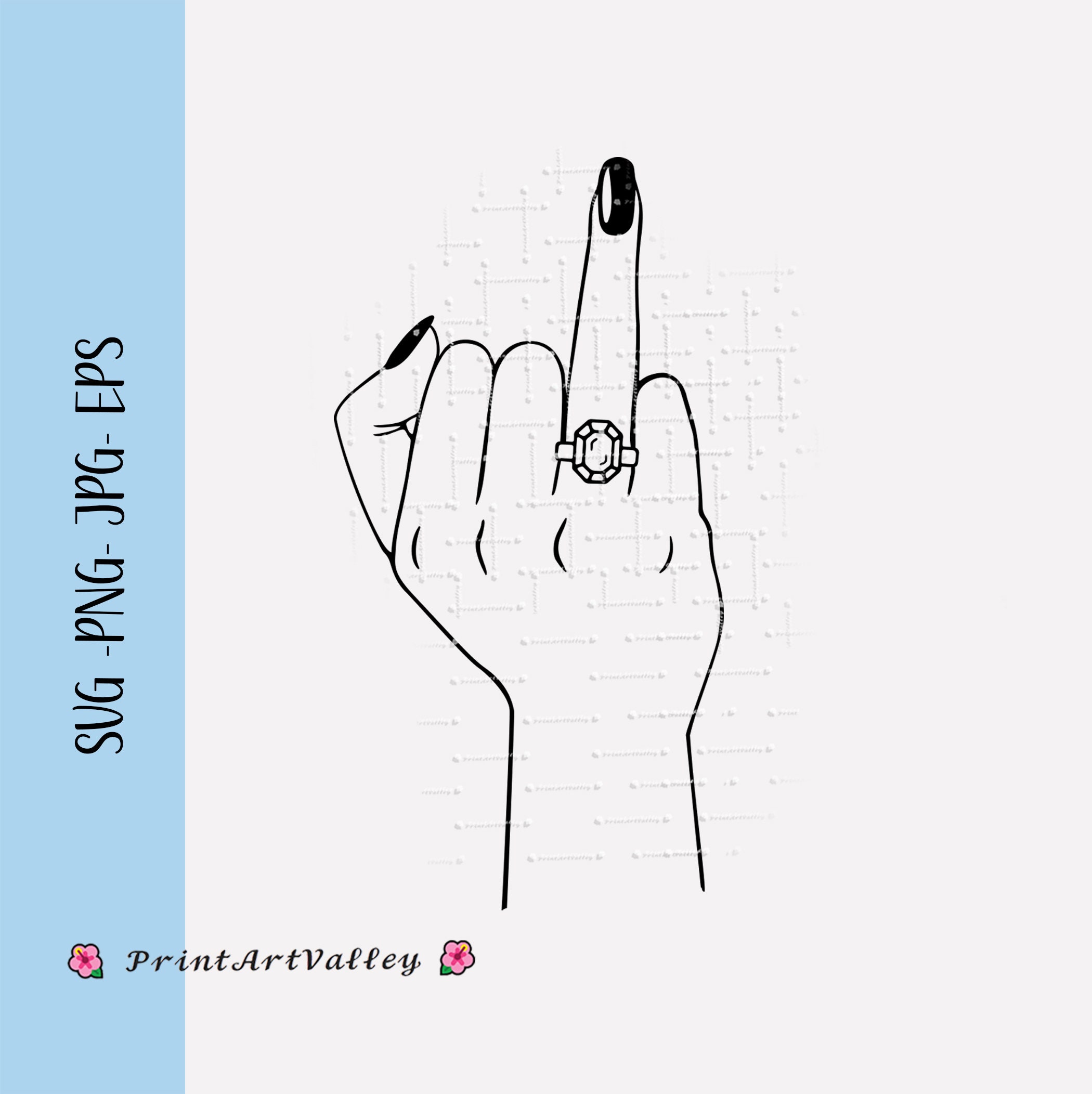 Ring Finger Svg Engagement Ring Svg Wedding Finger Svg Bride Diamond