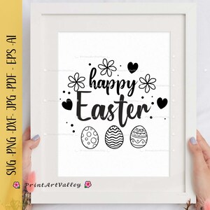 Happy Easter Happy Easter Svg Easter Png Svg Png Eps Dxf Easter Svg Files For Circut Easter Cut Files Easter Shirt Svg Spring Dxf Cut Files