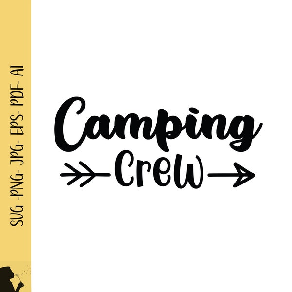 Camping Crew Svg Png Camping Squad Outdoor Adventure Camp Svg Family Camping Trip Campfire Svg  Camping Life Camp Crew Png Camping Life Svg