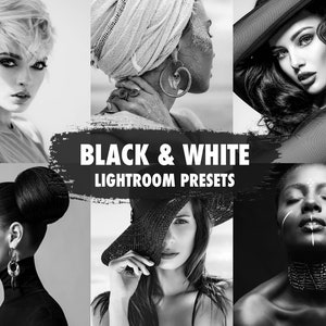 10 Black & White Lightroom Presets | Mobile + Desktop | Bright, Contrast, Monotone, Portrait  | Instagram Presets | Plus Adobe Camera Raw