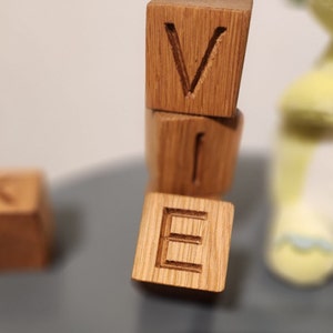Custom Wooden Baby Name Letter Blocks, Wooden Block Letters, Baby Name Blocks, Alphabet Blocks, Baby Room , Baby Shower Gift, Wedding decore