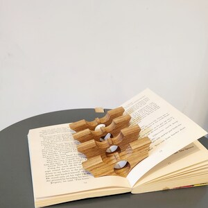 Thumb Page Book Holder, Wooden Thumb Page Holder, Wooden Thumb Book Holder, Wood Reading Assistant, Reading Accessories, Book Lover Gift