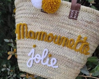 Panier plage personnalisé