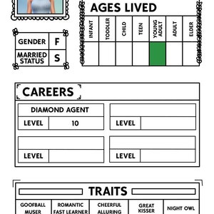 Diario de viñetas de Los Sims