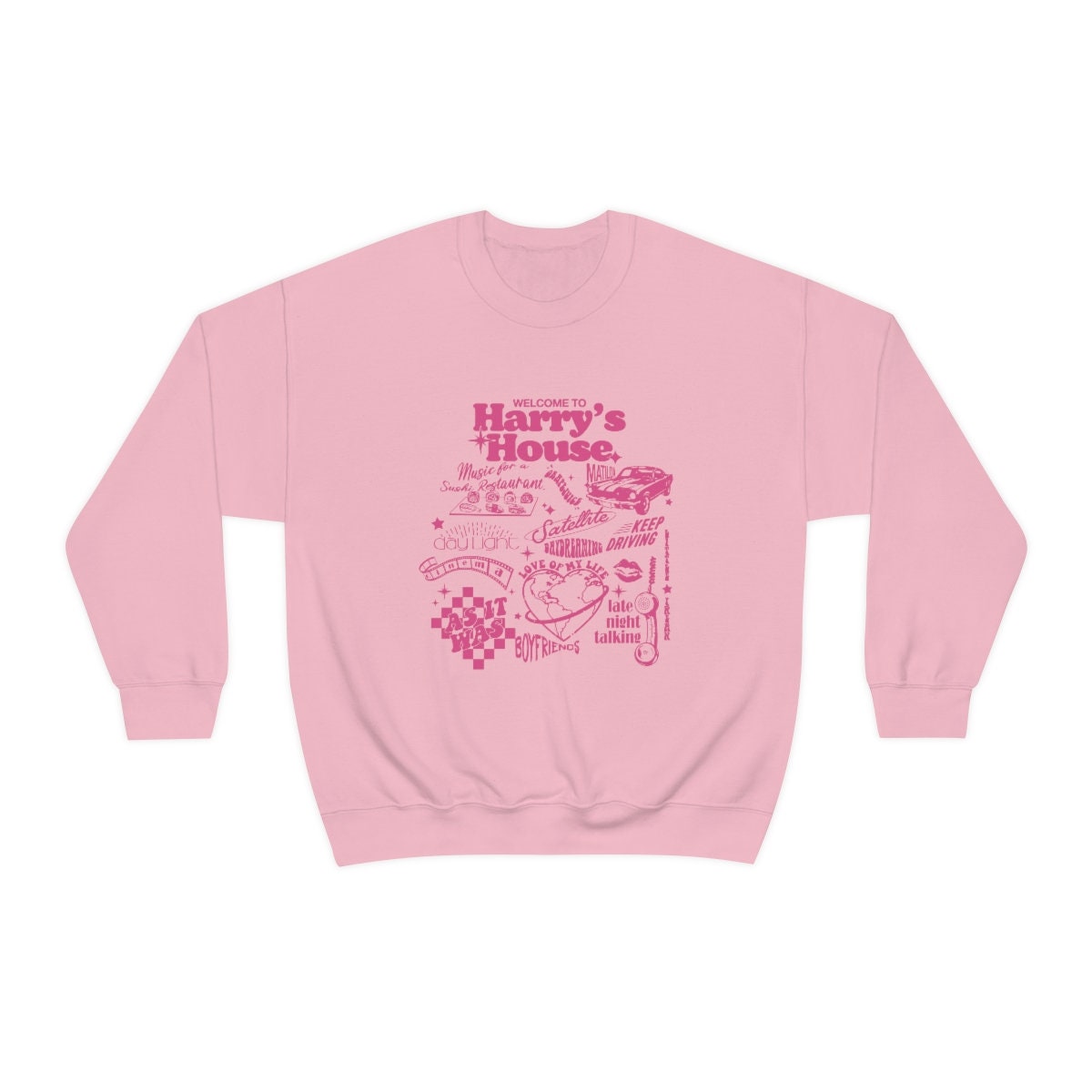 Harry Styles Crewneck Sweatshirt Harry Styles Merch Harry Styles Love on Tour Harrys House Merch Christmas Gift One Direction Merch Etsy Canada