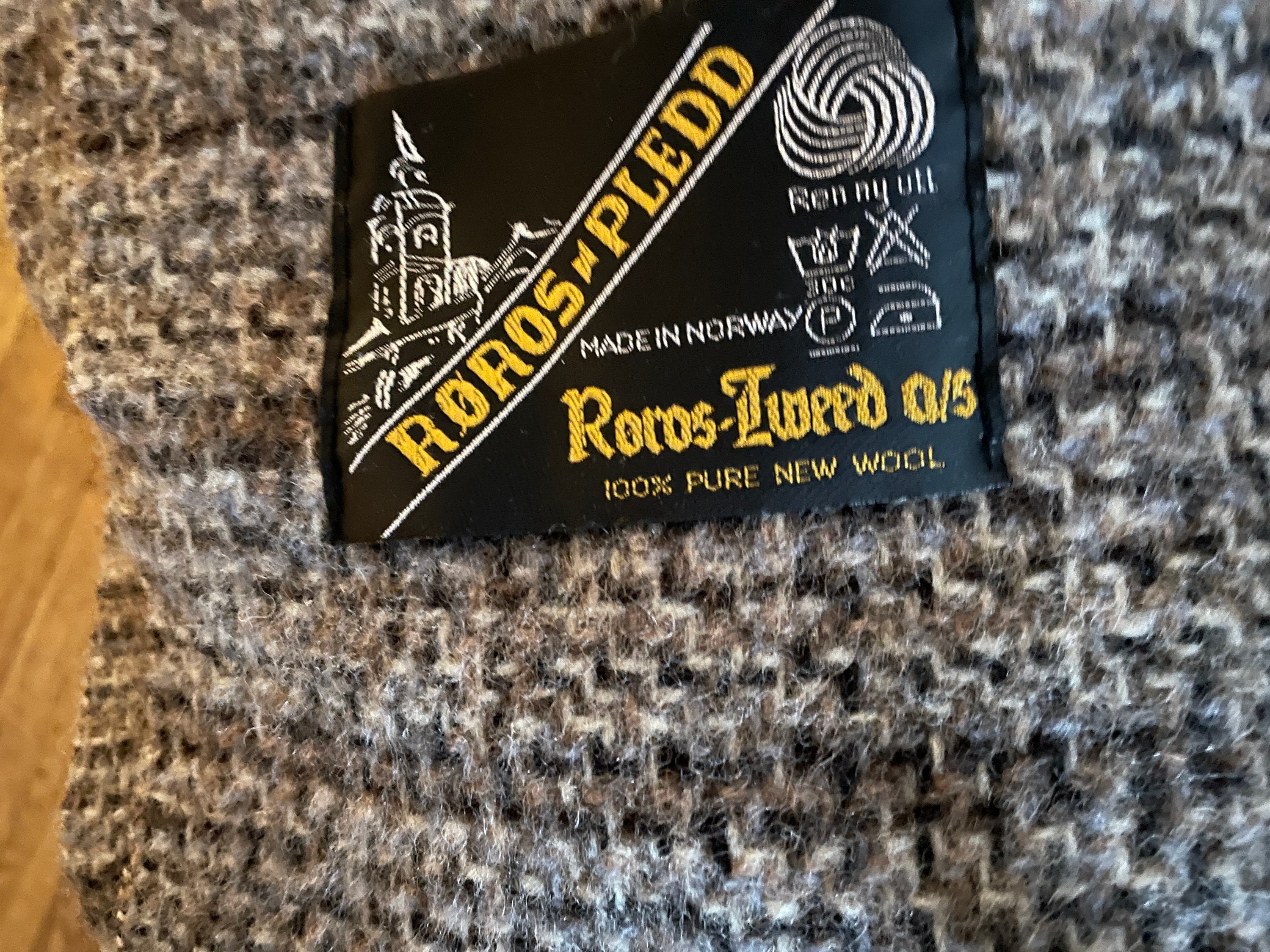 Roros-pledd Norwegian Plaid Blanket - 100% Pure New Wool - Etsy