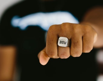 BYU Cougars Signet Ring - Brigham Young University
