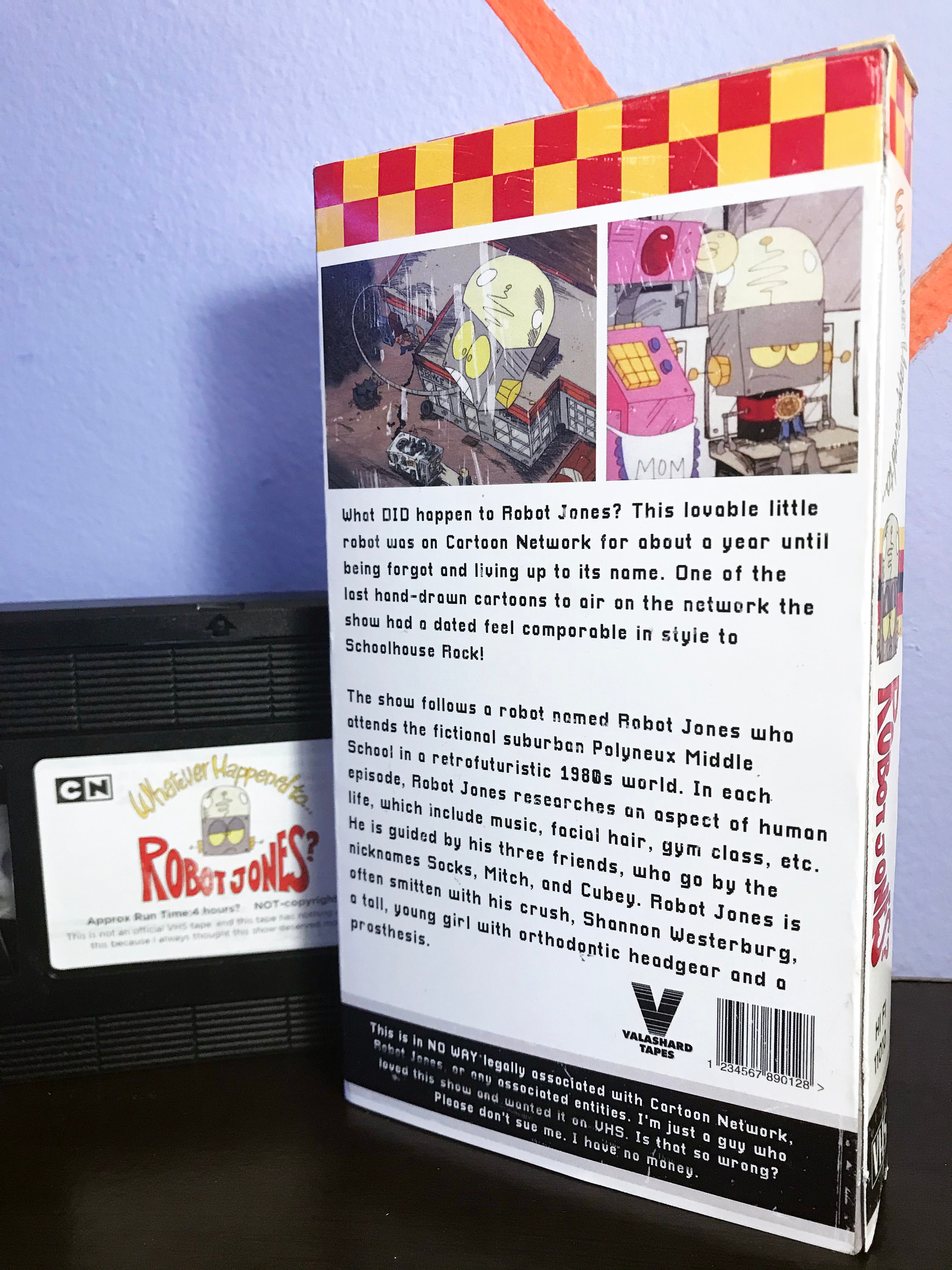 Whatever Happened To Robot Jones VHS Box Not Actual Movie Etsy