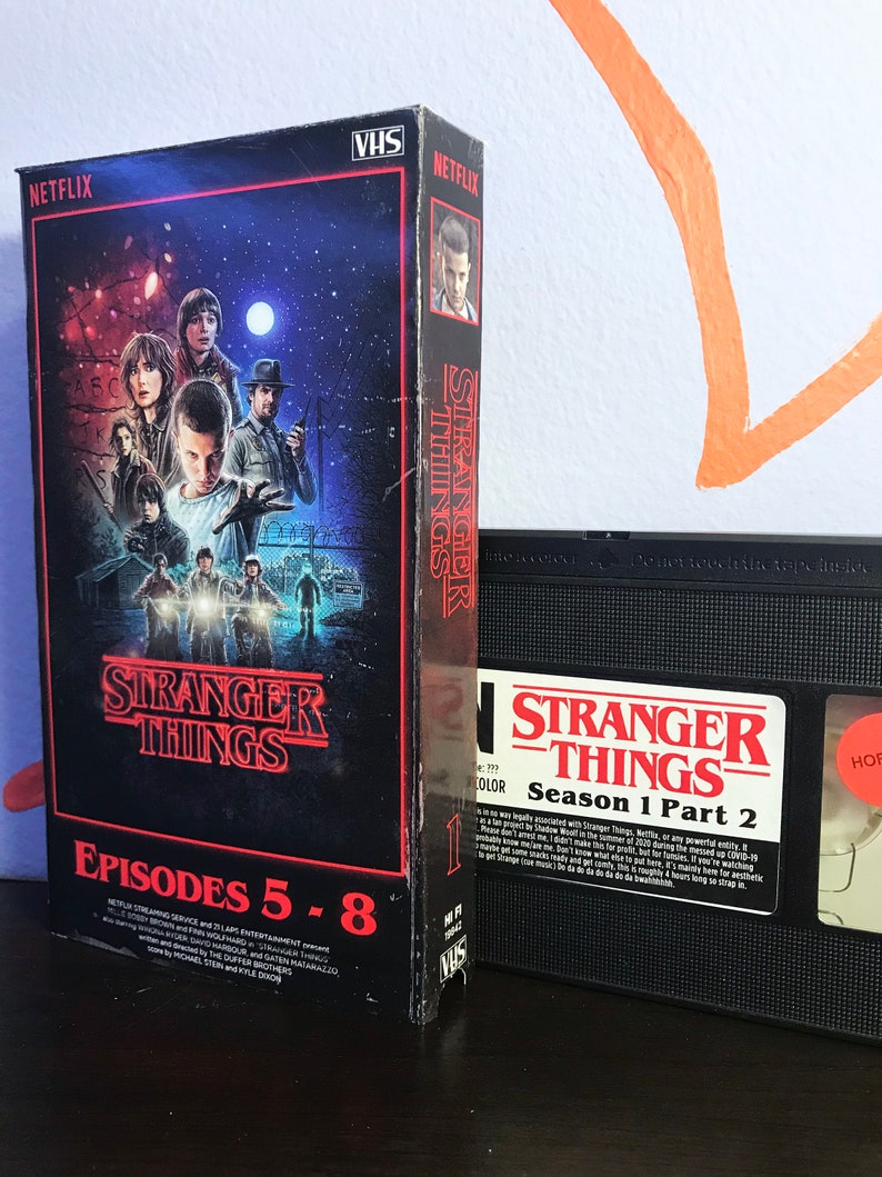 Stranger Things Season 1 Part 2 VHS Box Not Actual Movie Etsy
