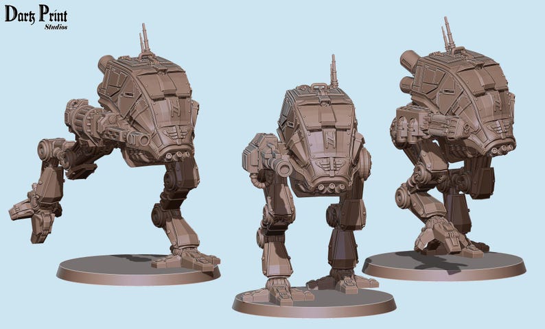 Scout Walkers - Runds' Imperial Guard Sentinel Walkers - Sci-fi Scout ...