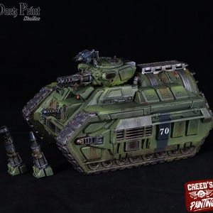 Fury Flamethrower Tank - Runds' Imperial Guard Flamethrower Tank - Sci-fi Flamethrower Tank.