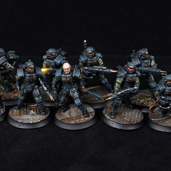 Creeds' Guard Veteran Infantry Squad - Runds' Imperial Guard Veteran Squad - Sci-fi Soldier Special Weapon Teams - Veteran Special Weapons.