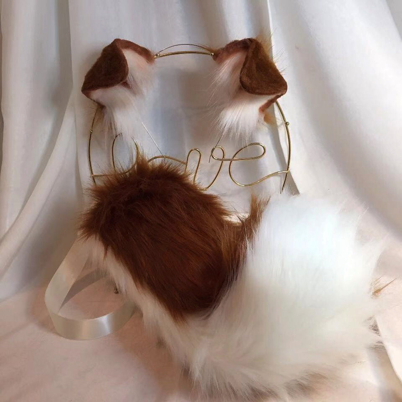 20in Shepherd Dog TailDog EarsCOSPLAYAnimal EarsPlush Etsy