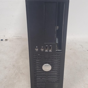 Computadora Dell OptiPlex 745 para juegos vintage con Intel Pentium Dual a 1,6 GHz y 512 MB sin disco duro