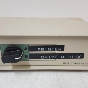 Interruttore dati manuale vintage A806 a 2 posizioni/porte DB-25