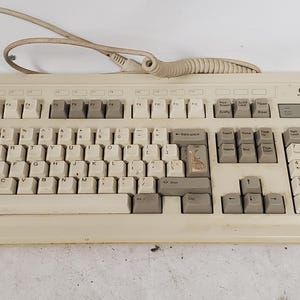 Carcasa de teclado mecánico Copam K-445 AT/XT vintage