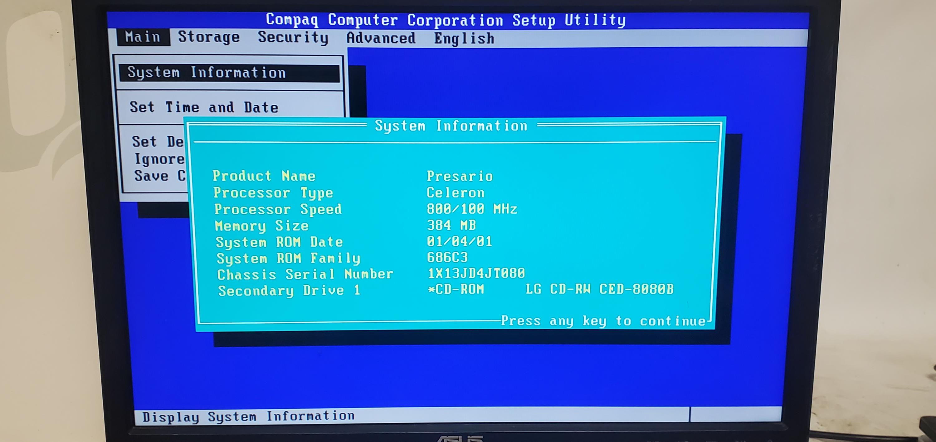 Vintage Gaming Compaq Presario 5000 Celeron 800mhz Computer No HDD Case ...