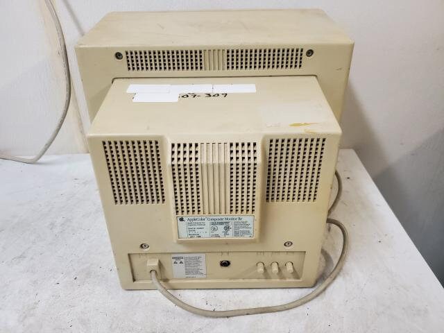 Vintage Apple A2M6021 Applecolor Composite Iie 13 CRT Computer Monitor ...