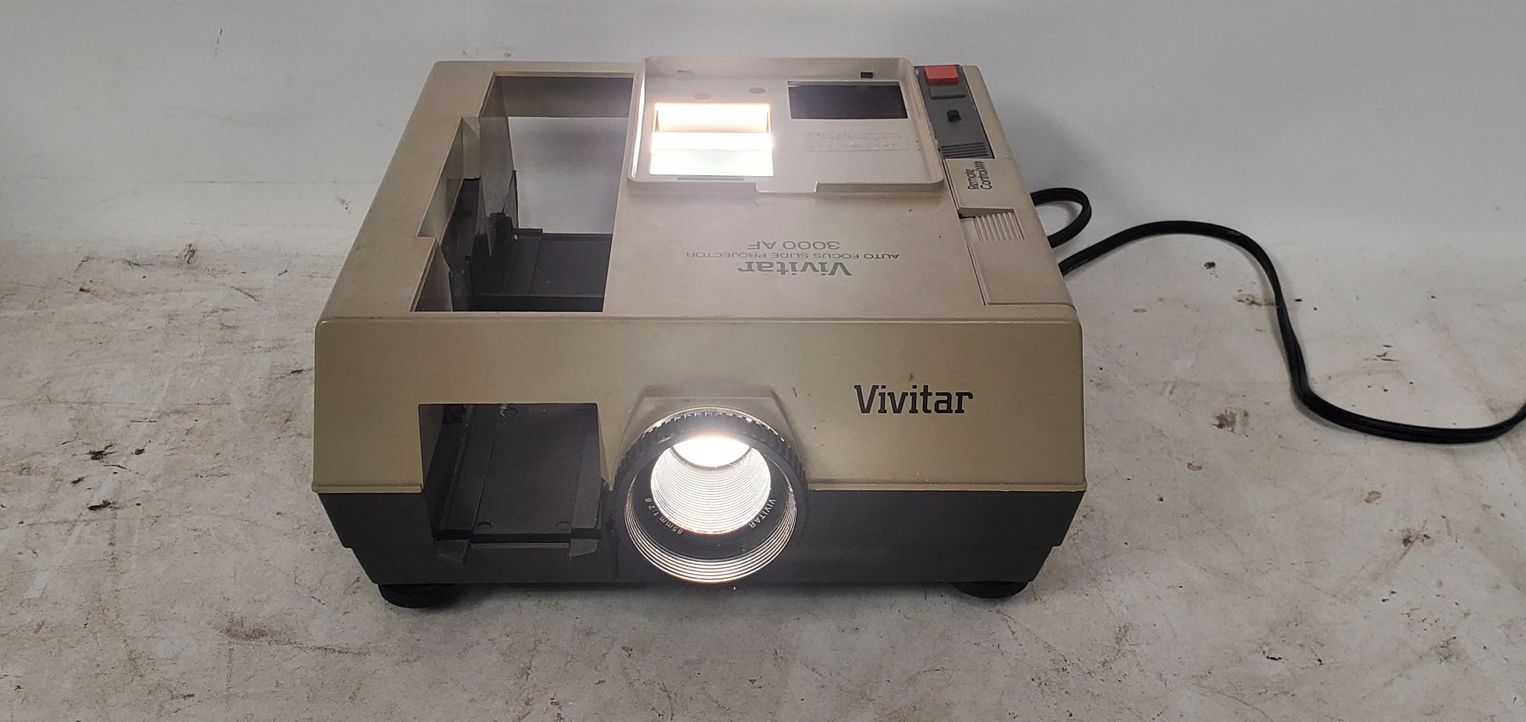 Vintage Vivitar 3000 AF Auto Focus Slide Projector No Cover Etsy