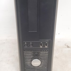 Computador Dell OptiPlex 745 para jogos vintage, Intel Core 2 1,86 GHz, 2 GB de RAM, sem HDD
