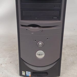 Computador Dell Dimension 4600i para jogos vintage com Intel Pentium 4 de 2,8 GHz sem HDD