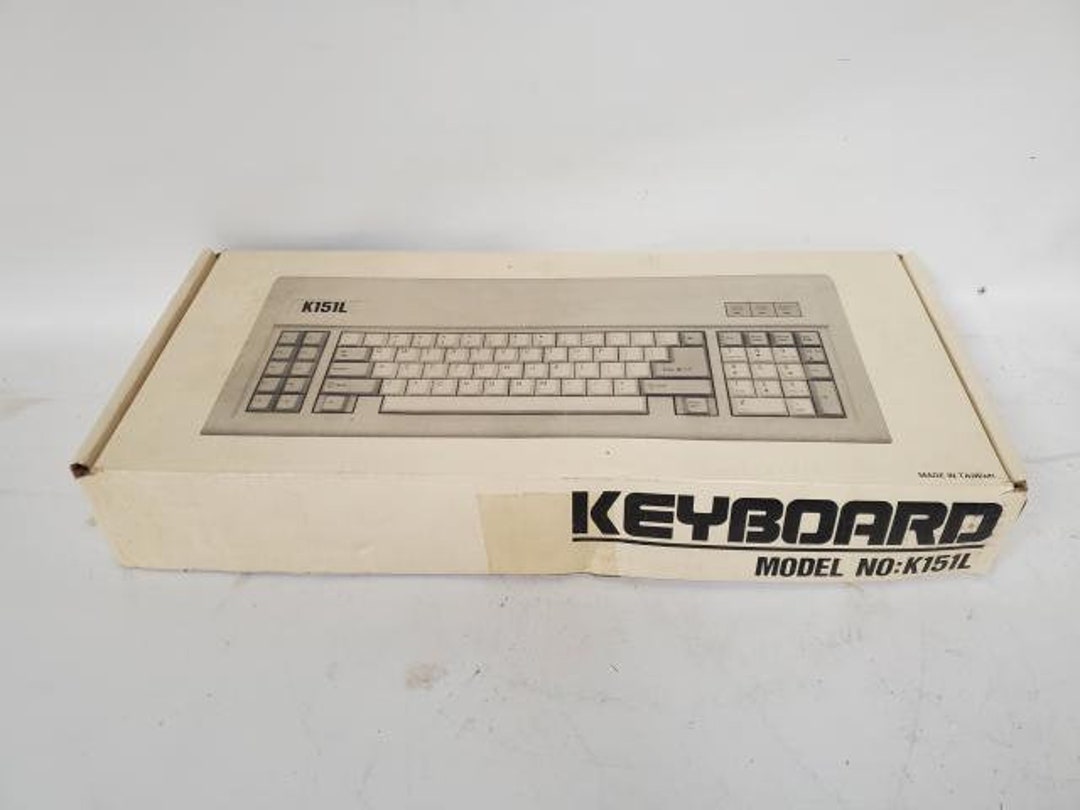 Vintage Unitek K151L Computer Keyboard Box Only Halt & Catch Etsy