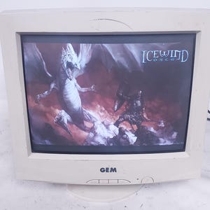 Vintage Gaming GEM DE-770 CRT 16" Computer Monitor 2000