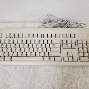 Vintage Apple Macintosh AppleDesign M2980 ABD Mechanical Computer Keyboard
