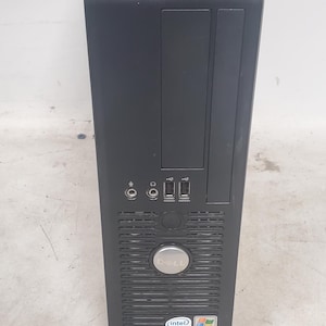 Ordinateur de jeu vintage Dell OptiPlex 745, processeur Intel 1,6 GHz, 2 Go de RAM, sans disque dur.