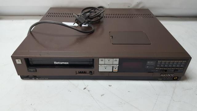 Sony EDV-7500 ED Beta - Lettore Videocassette Betamax - Rarissimo Funzionante