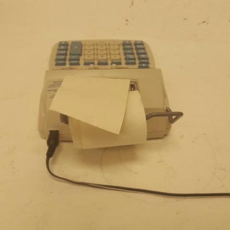 Vintage Victor 12082 Printing Calculator W/ AC Adaptor Etsy