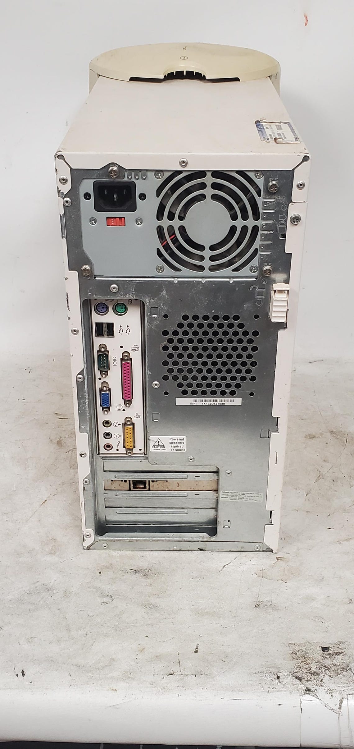 Compaq Case Vintage Gaming Compaq Presario 5000 Celeron 800mhz Computer No HDD Case ...